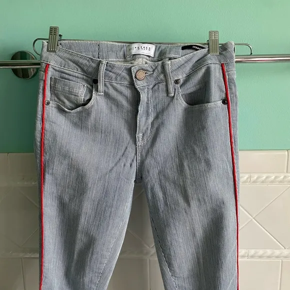 Parker Smith Red Stripe Jeans