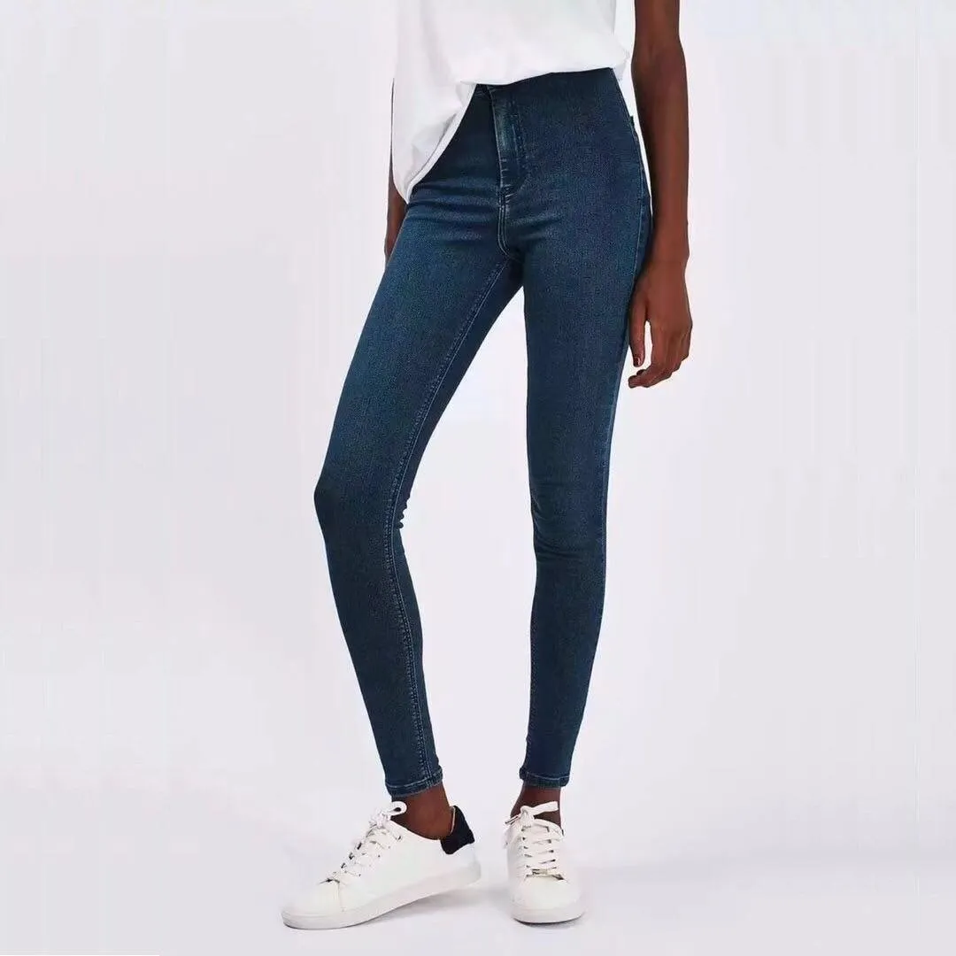Pencil Denim Pants