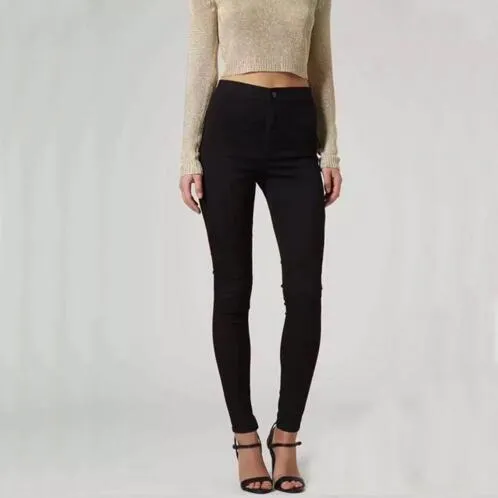 Pencil Denim Pants
