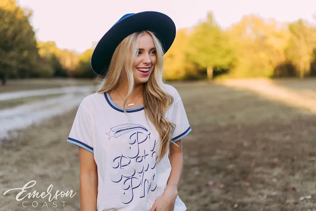 Pi Beta Phi Shooting Star Ringer Tee