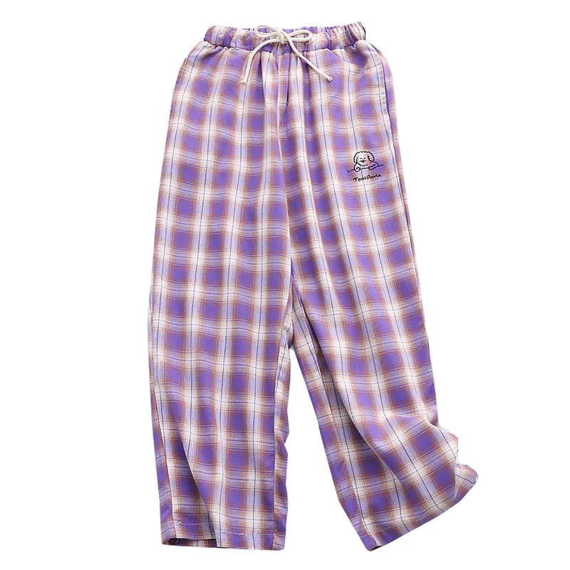 [@piaisevil] "PURPLE PLAID" PANTS K070810REVIEW