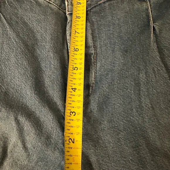 PILCRO BY ANTHROPOLOGIE Pleated High-rise Wide-leg Jeans Women's Sz 23 tall
