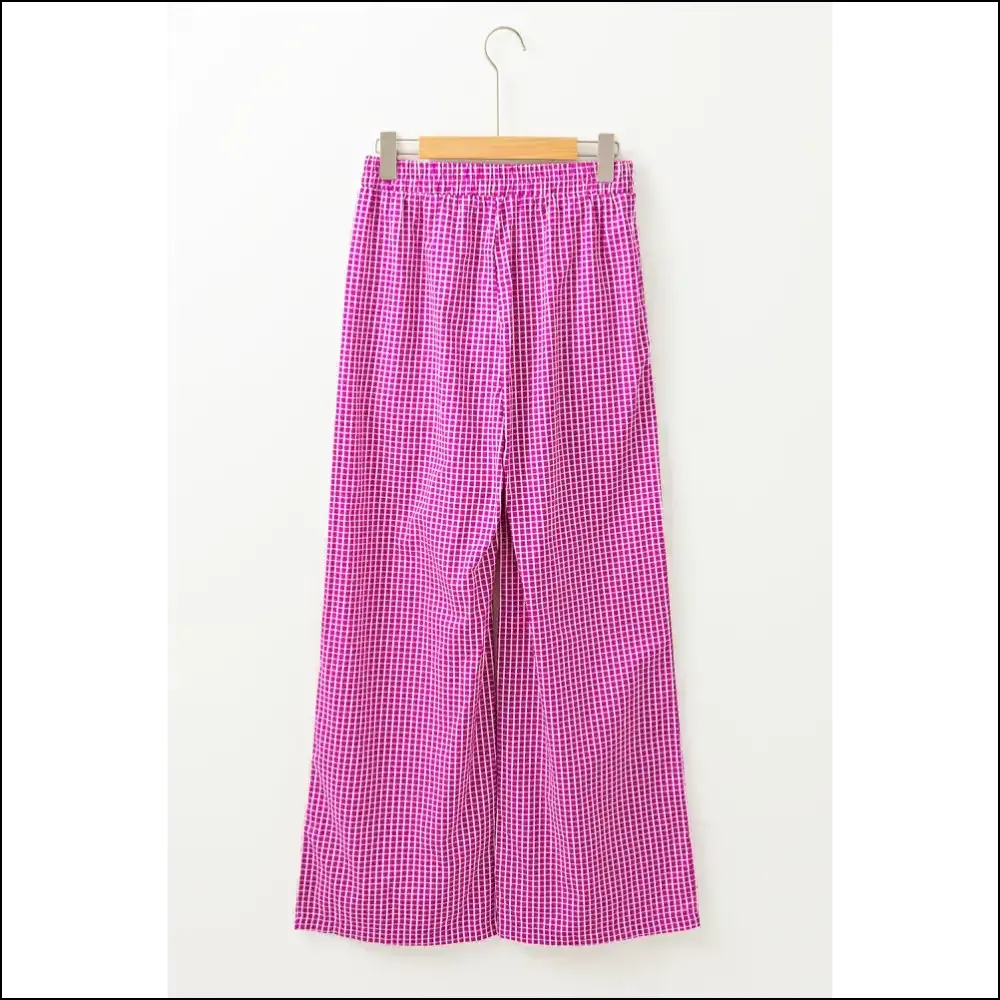 Pink Plaid Pants: Wide Leg & Ready to Party ! 😜 Needful Things