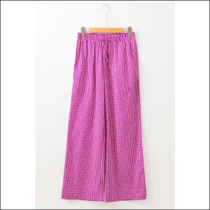 Pink Plaid Pants: Wide Leg & Ready to Party ! 😜 Needful Things
