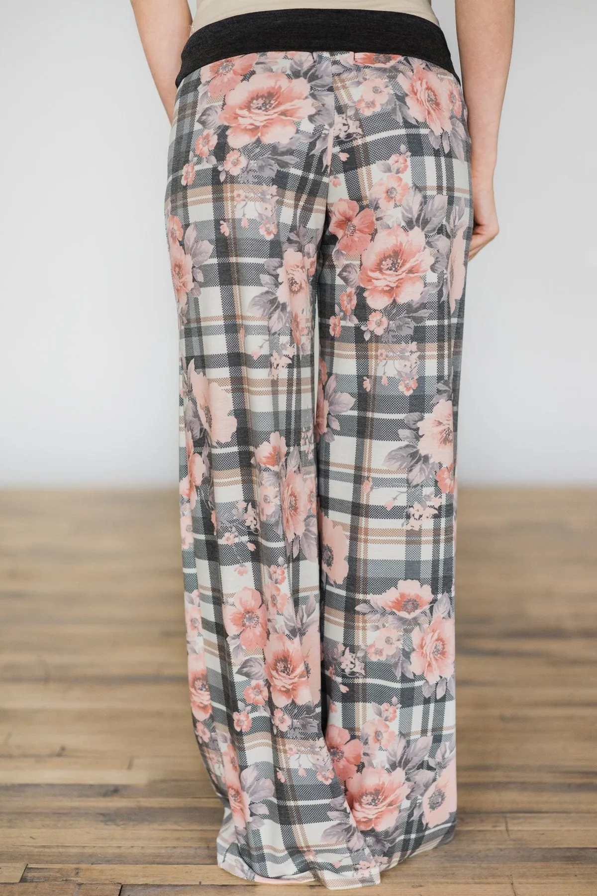 Plaid & Floral Lounge Pants
