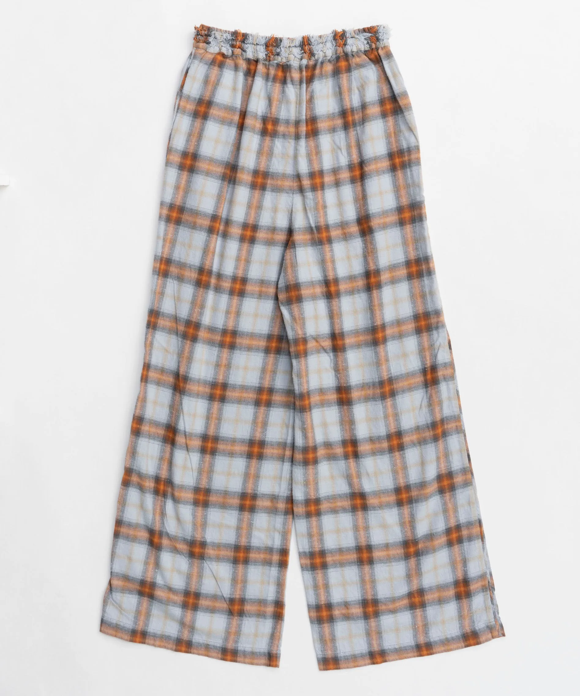 Plaid Pattern Easy Pants
