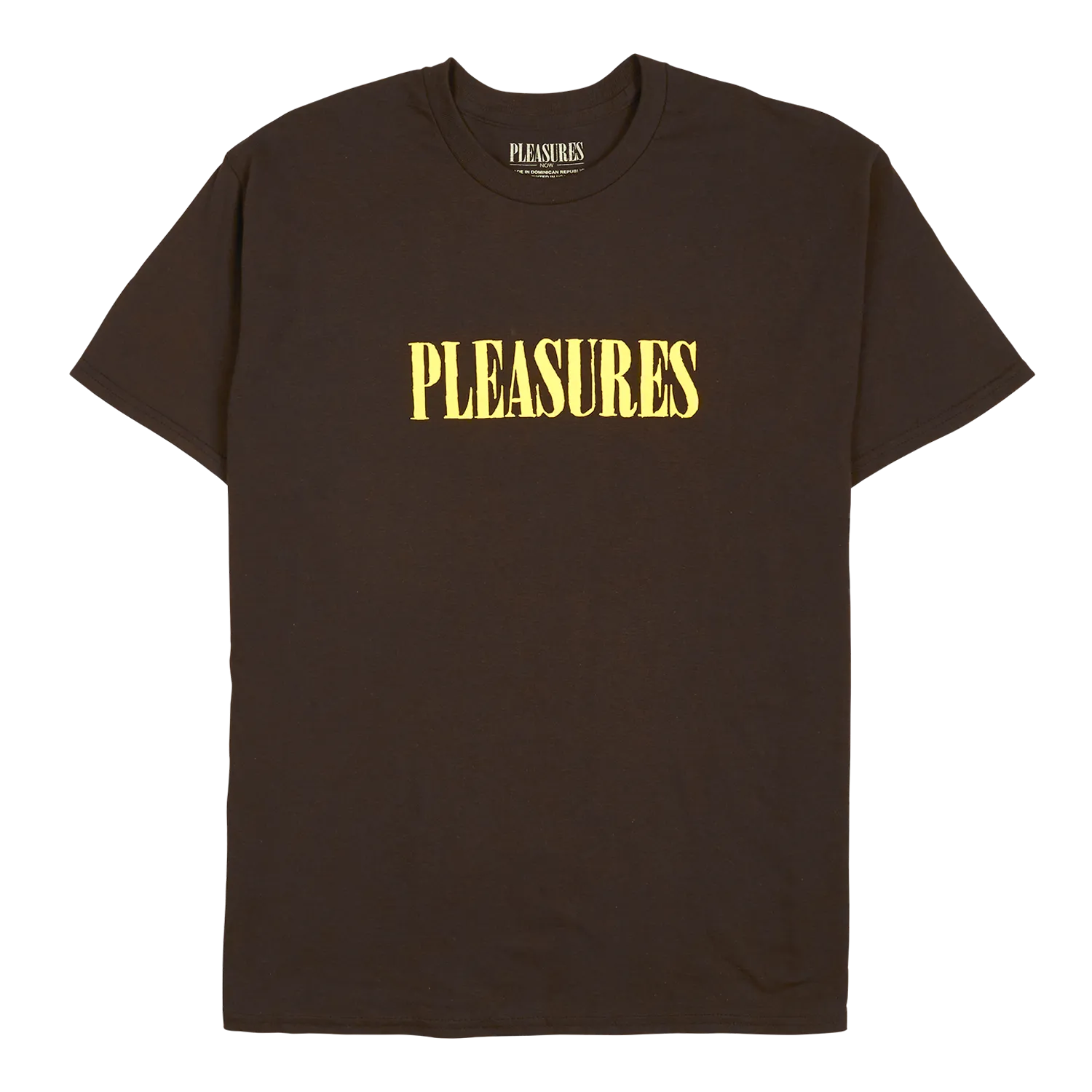 Pleasures Tickle Logo T-Shirt 'Brown'