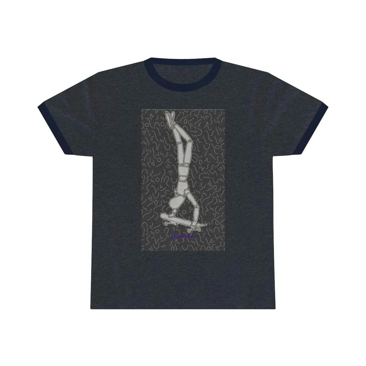 Plumskum Skater Unisex Ringer Tee