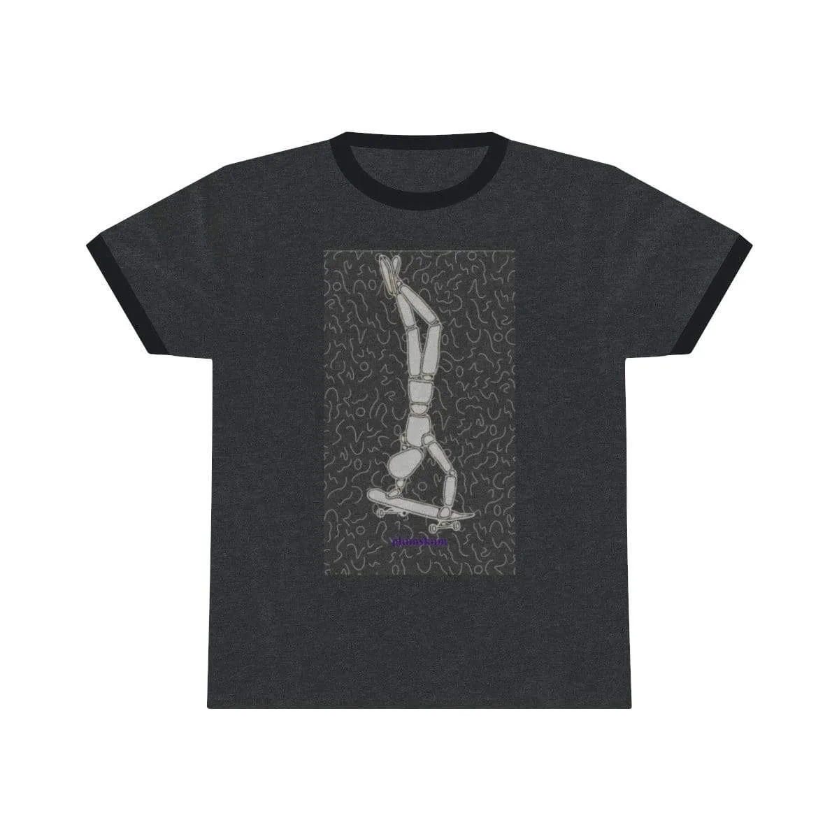 Plumskum Skater Unisex Ringer Tee