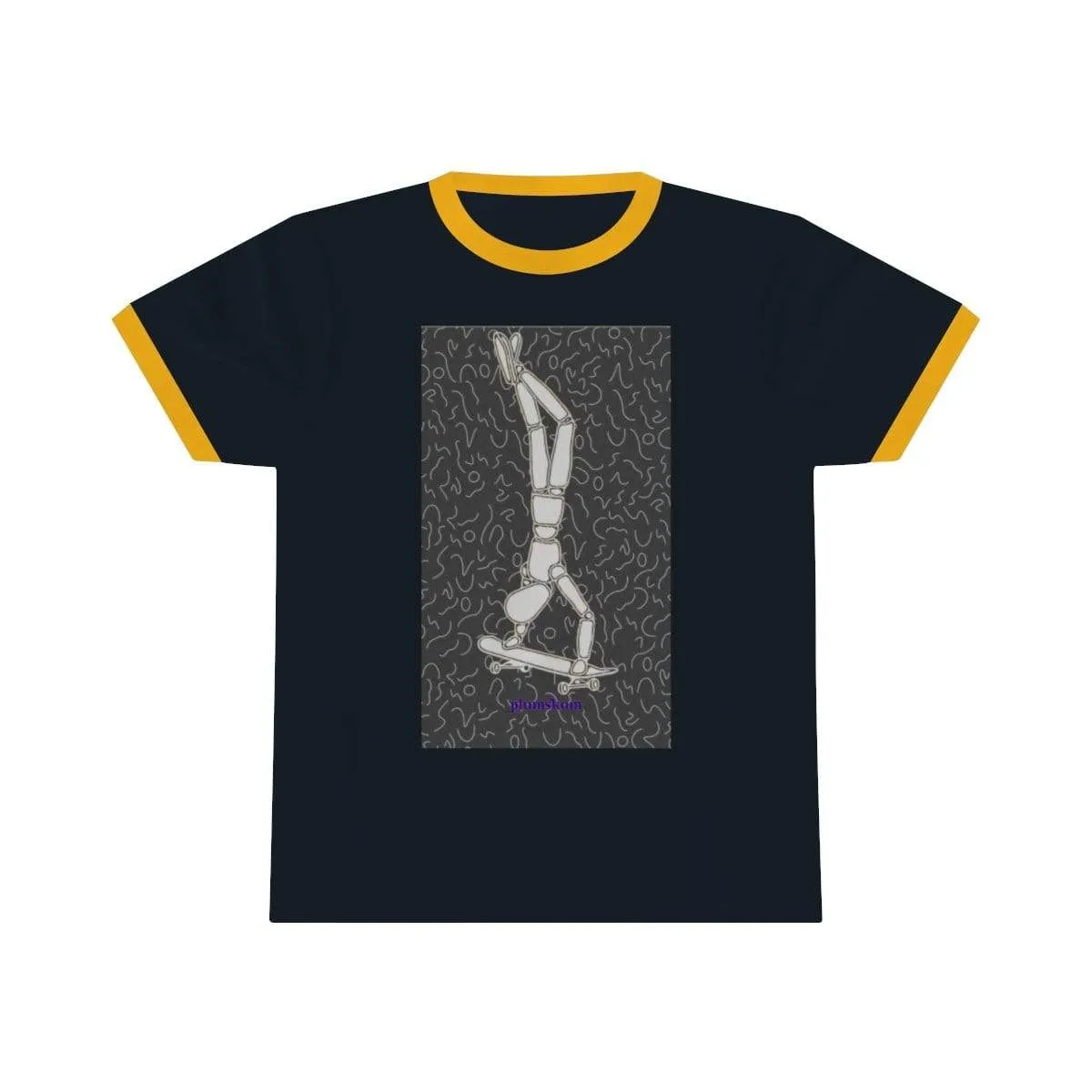 Plumskum Skater Unisex Ringer Tee
