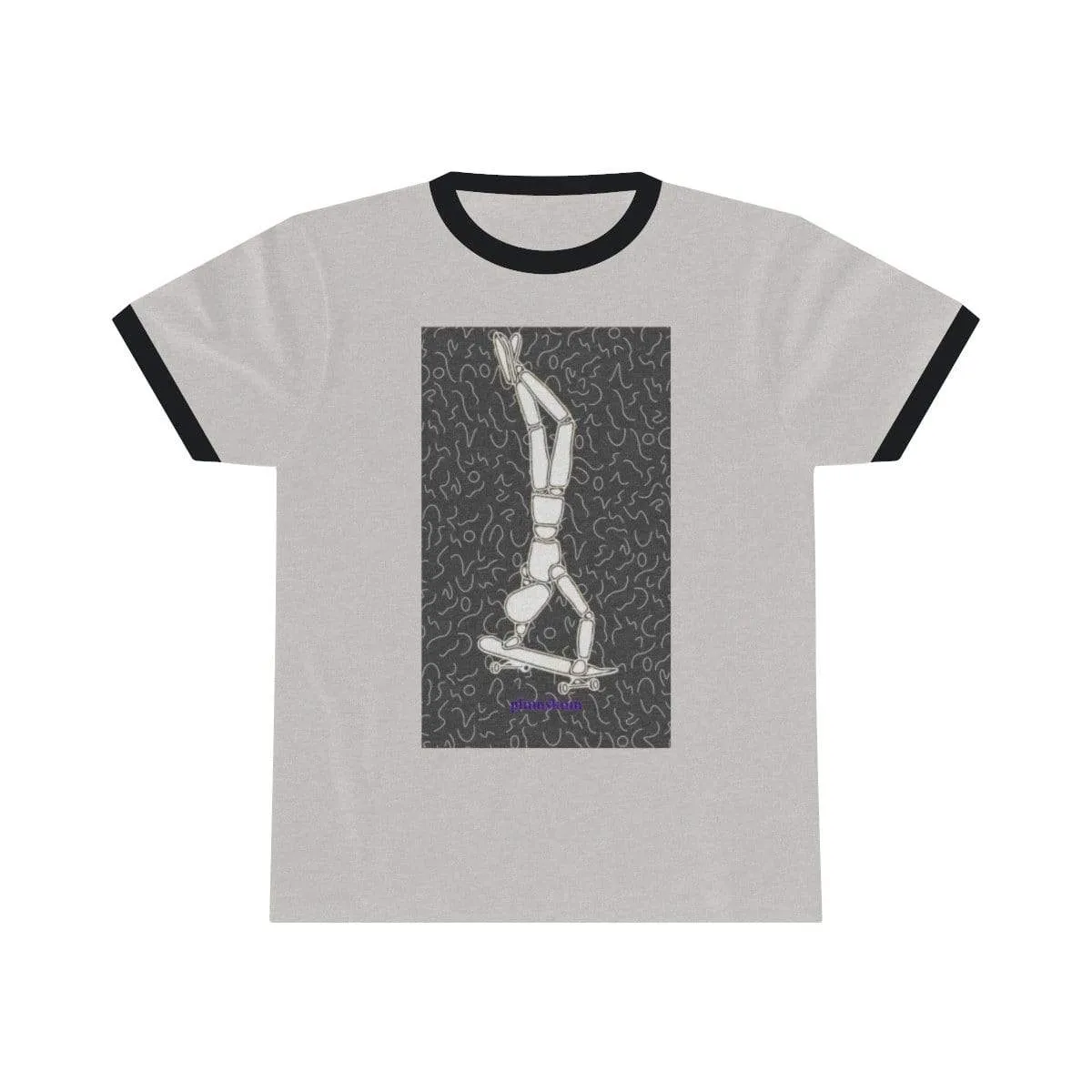 Plumskum Skater Unisex Ringer Tee