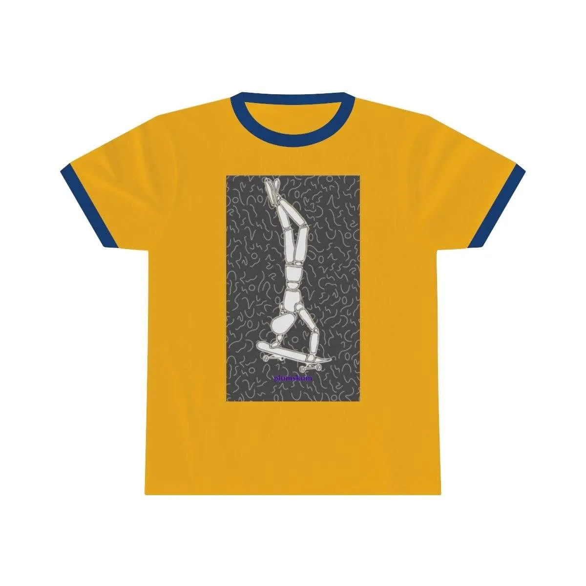 Plumskum Skater Unisex Ringer Tee