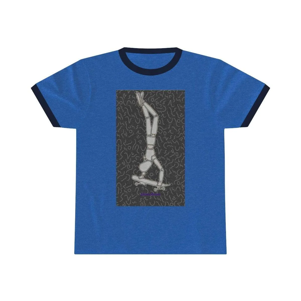 Plumskum Skater Unisex Ringer Tee
