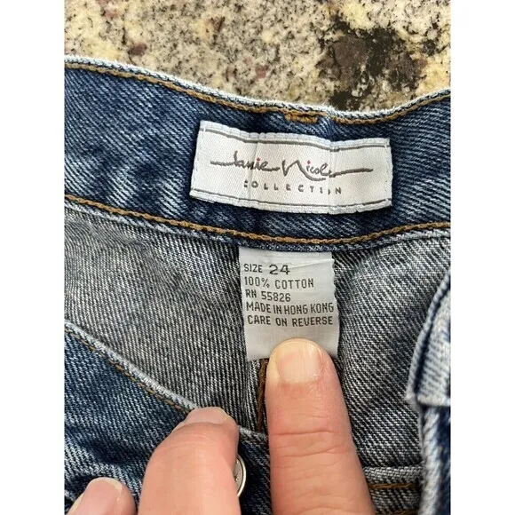 Plus Size 24 High Rise Wide Leg‎ Cropped Jeans Denim Ombré