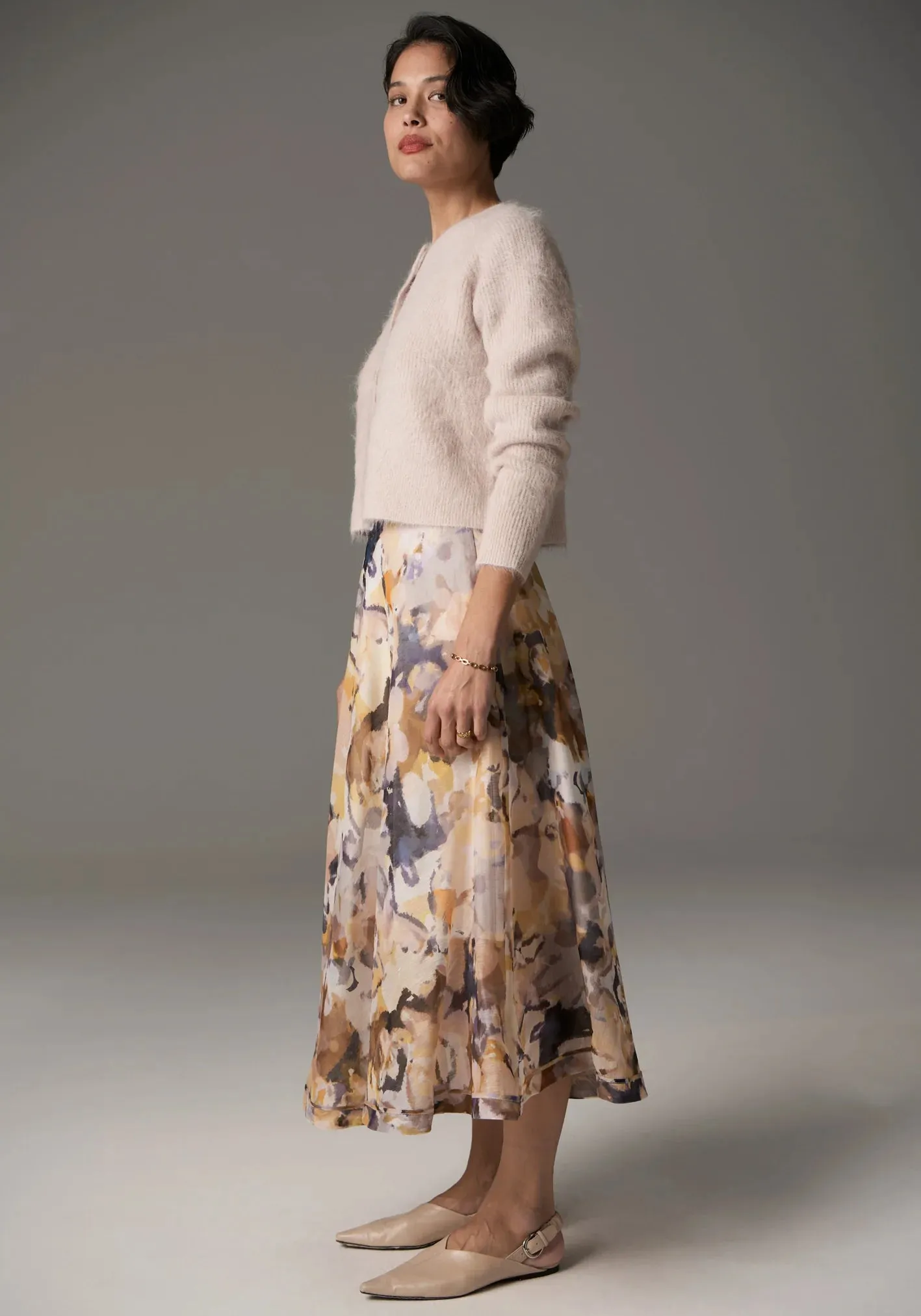 POL Clothing. - Collage Skirt - Collage Print