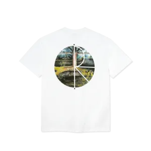 Polar Skate Co Burnside Fill Logo T-Shirt White