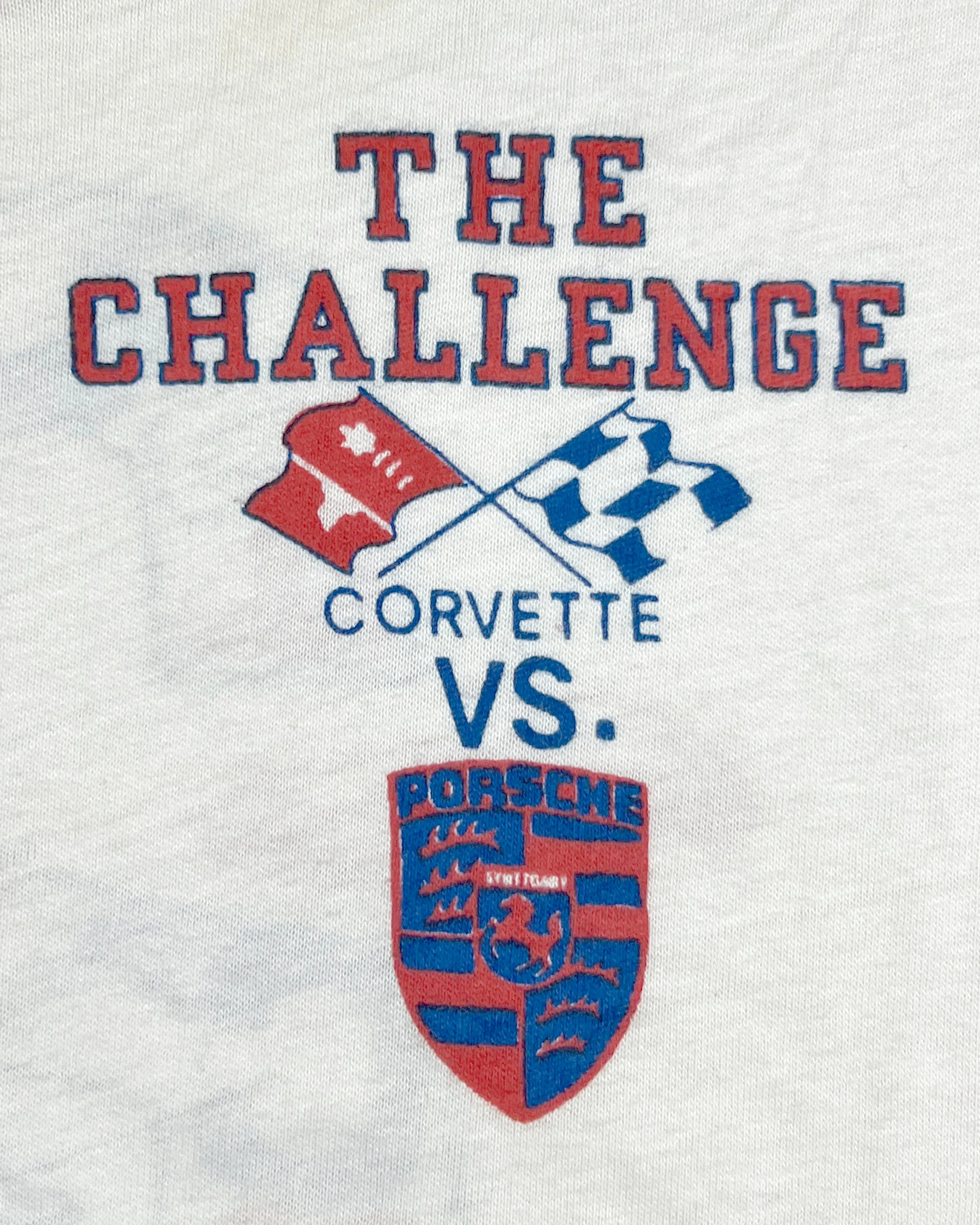 Porsche vs Corvette Challenge Ringer T-Shirt