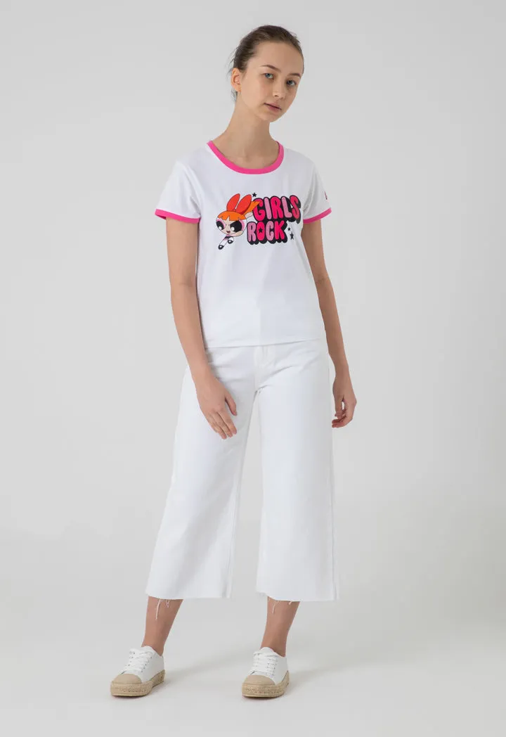 Powerpuff Girls Blossom Digital Embellished T-Shirt