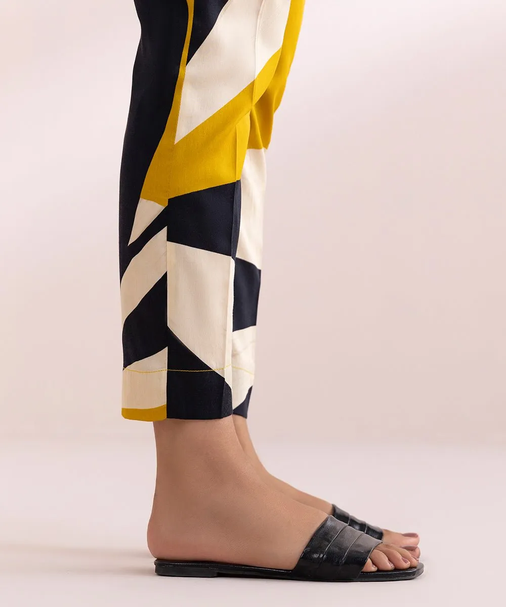Printed Cotton Pants
