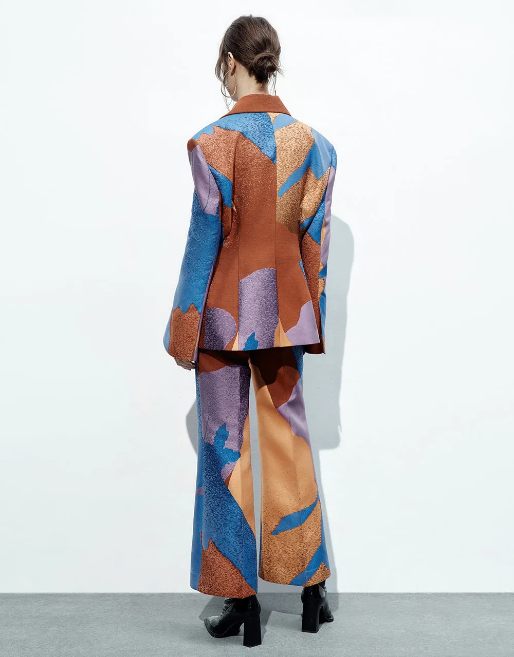 Printed Flare Pants