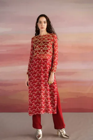 Printed Kurta And Pant Set