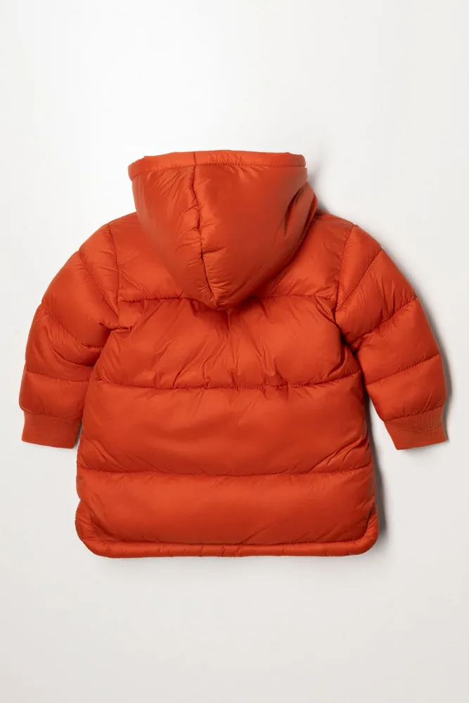 Puffer Jacket Orange