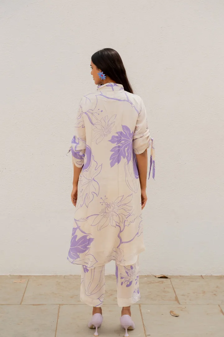 Purple Papeeta Tunic