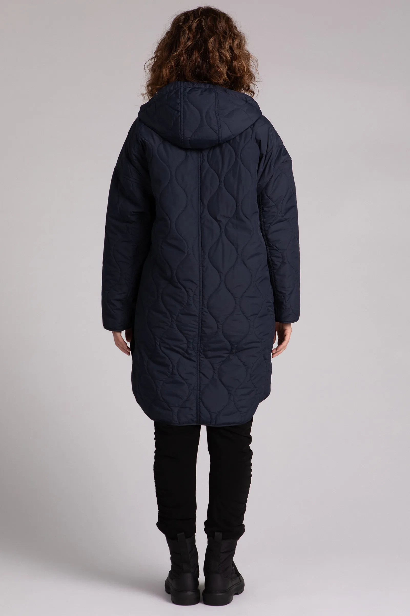 Quilted Maxi Shacket