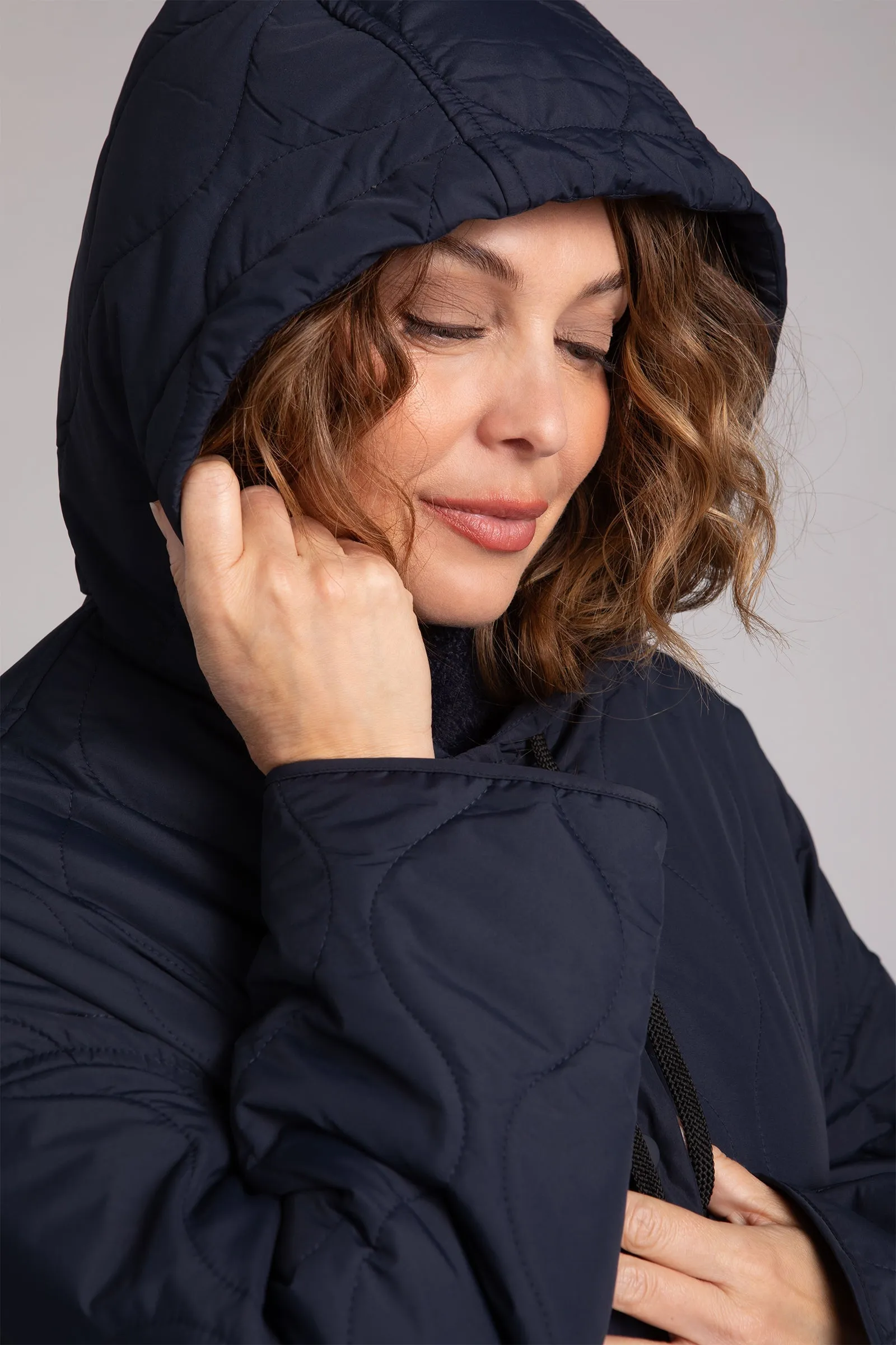 Quilted Maxi Shacket