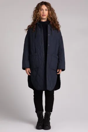 Quilted Maxi Shacket