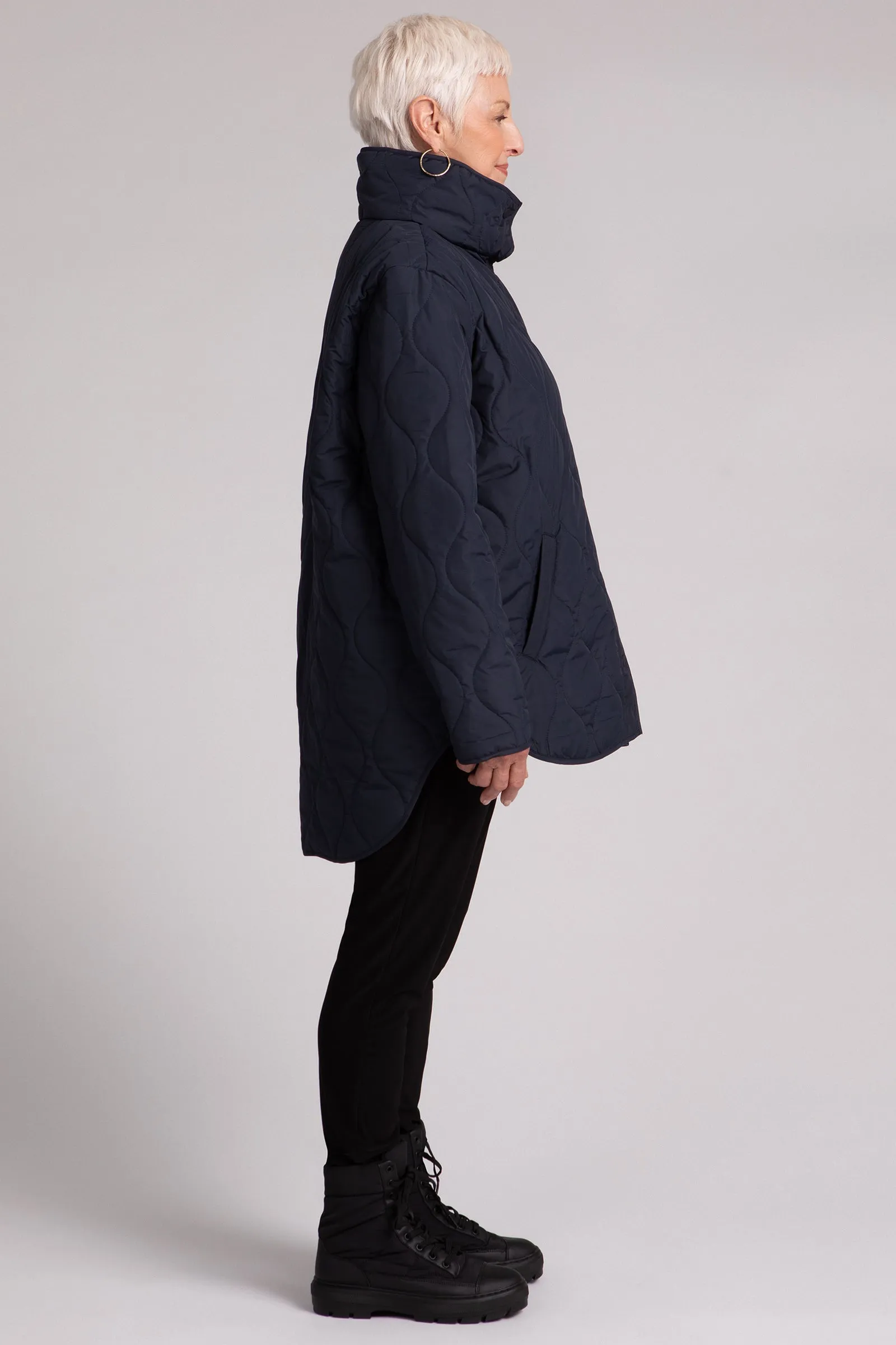 Quilted Shirt Jacket