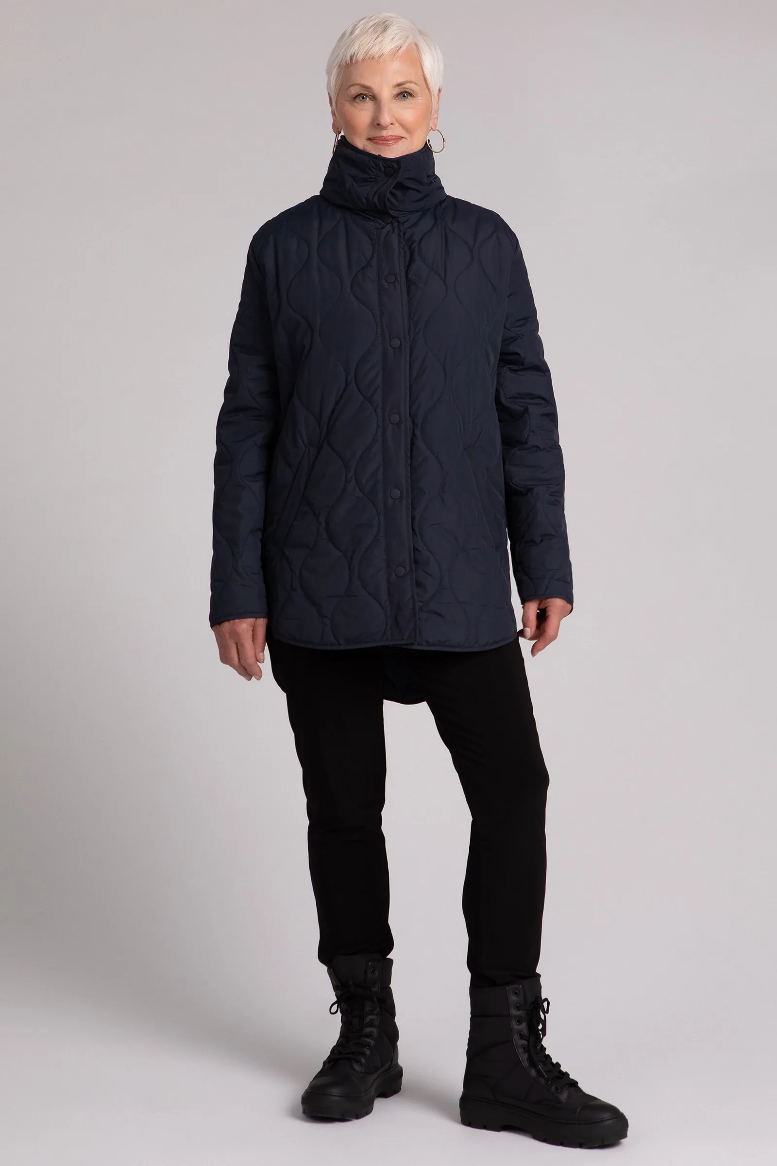 Quilted Shirt Jacket
