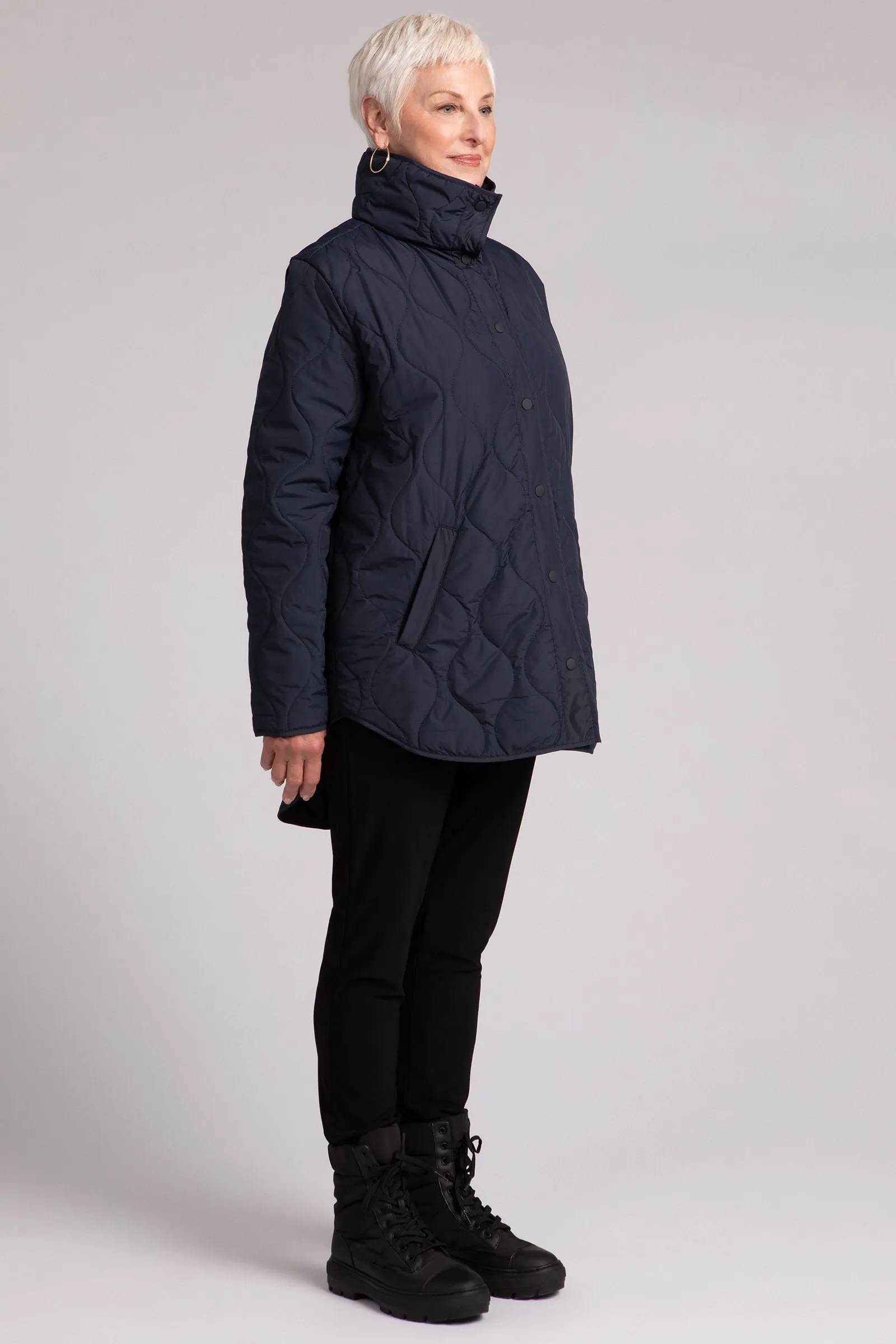 Quilted Shirt Jacket