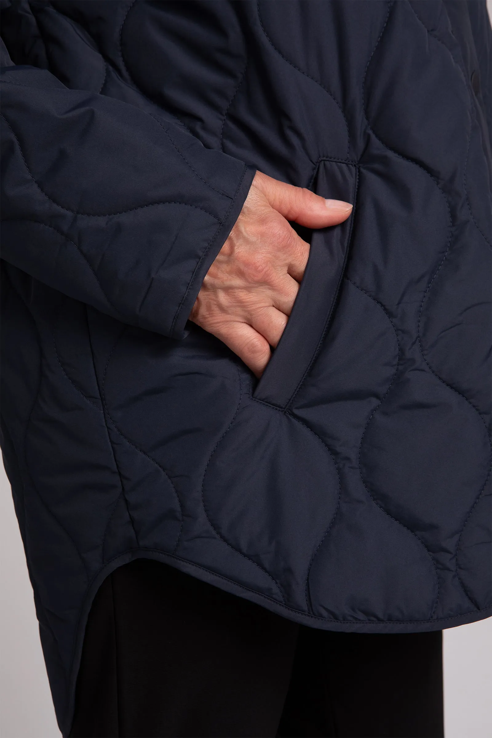 Quilted Shirt Jacket