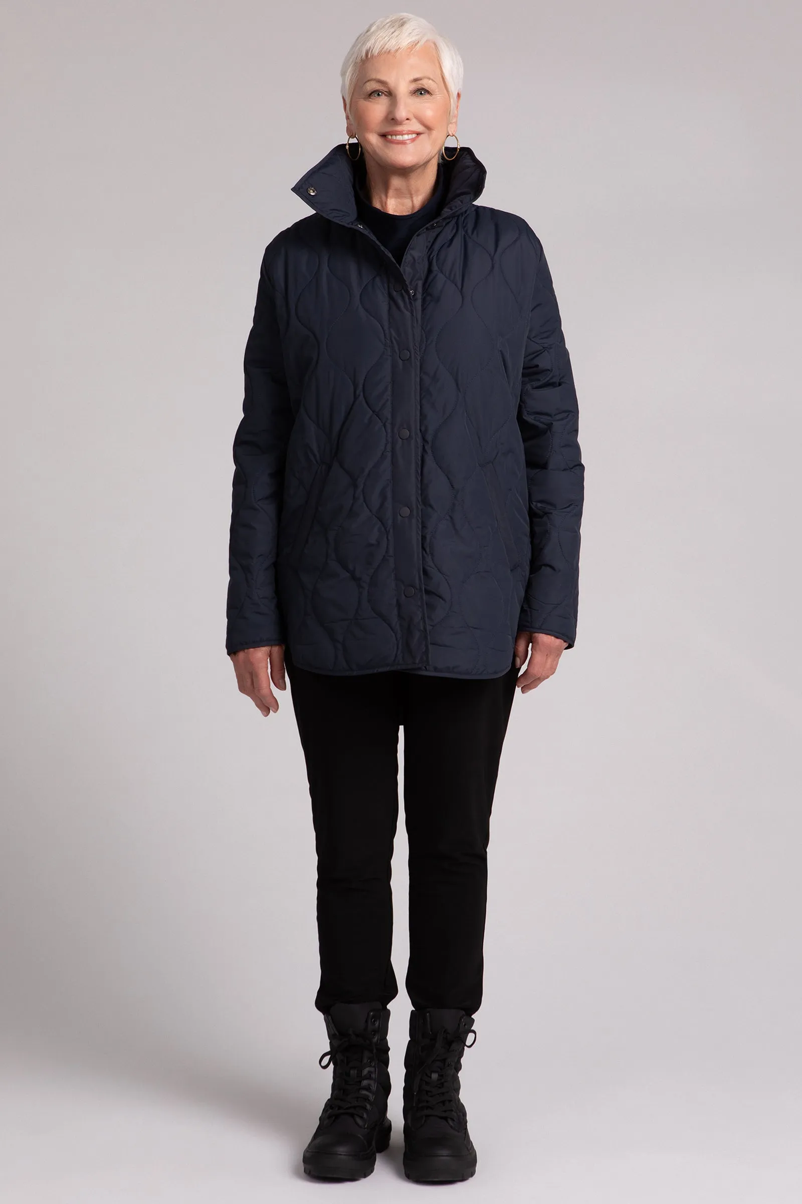 Quilted Shirt Jacket