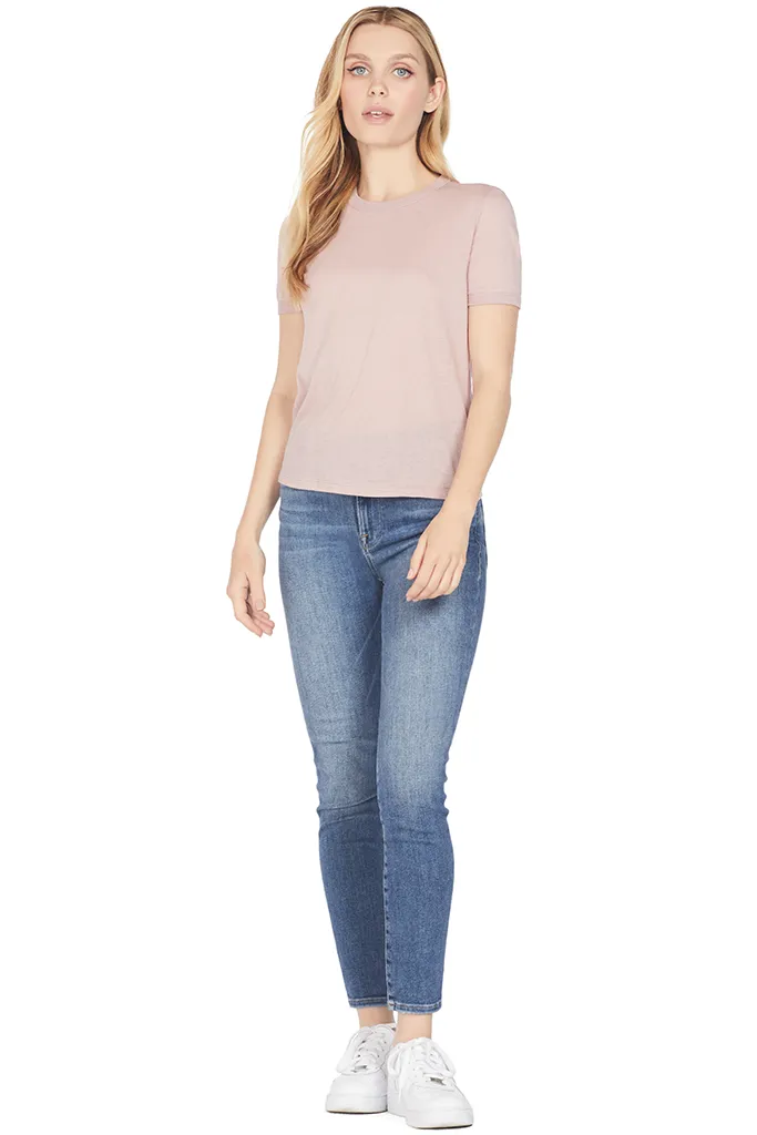 Quinton Ringer Tee (Blush)