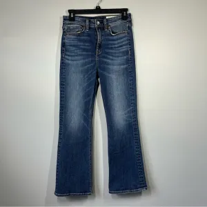 Rag and bone high rise cropped flare jeans size 26