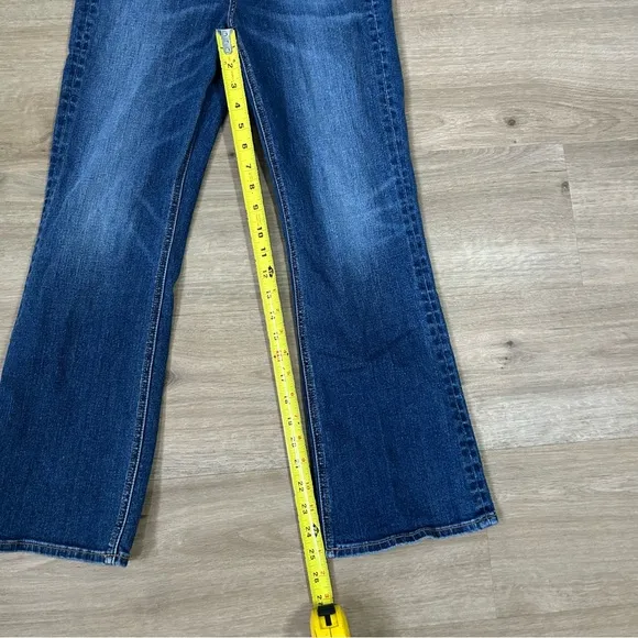 Rag and bone high rise cropped flare jeans size 26