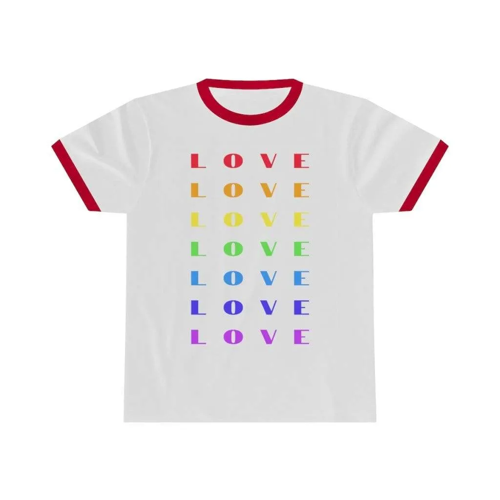 Rainbow Love - Ringer Tee
