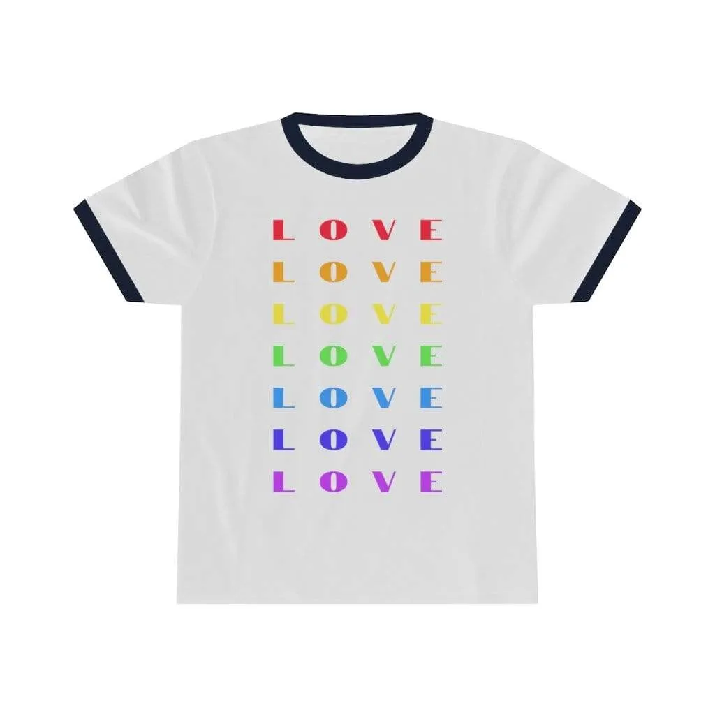 Rainbow Love - Ringer Tee