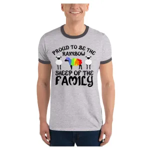Rainbow Sheep Ringer Tee