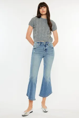 Raine High Rise Cropped Flare Jeans