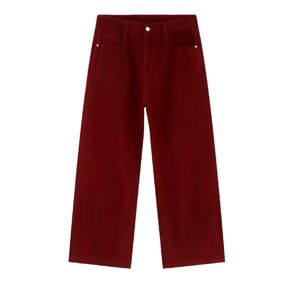 Red Wide Leg Jeans