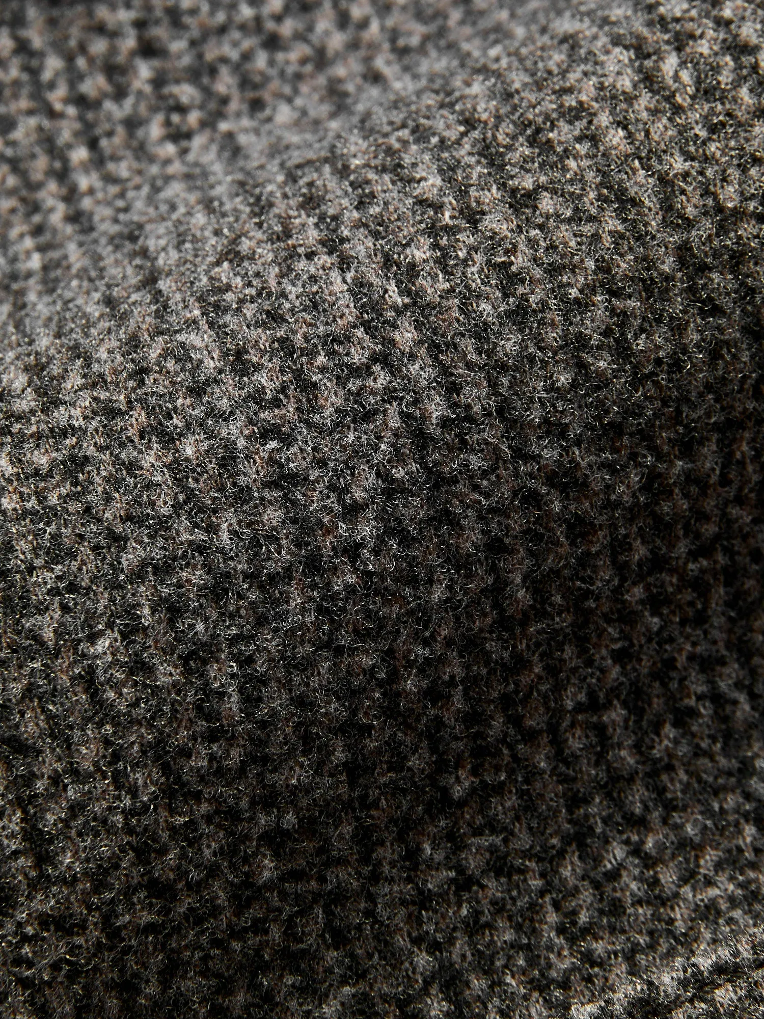 Relaxed Fit Oxford Coverall in Brown Herringbone