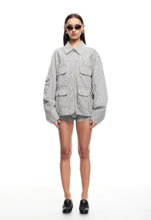 RENACIDA JACKET - PORCELAIN STRIPE