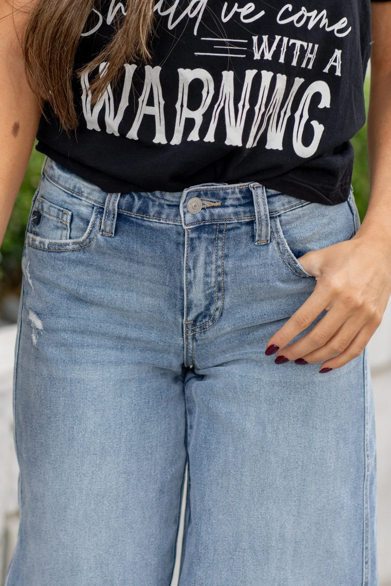 Renee Mid Rise Super Wide Leg