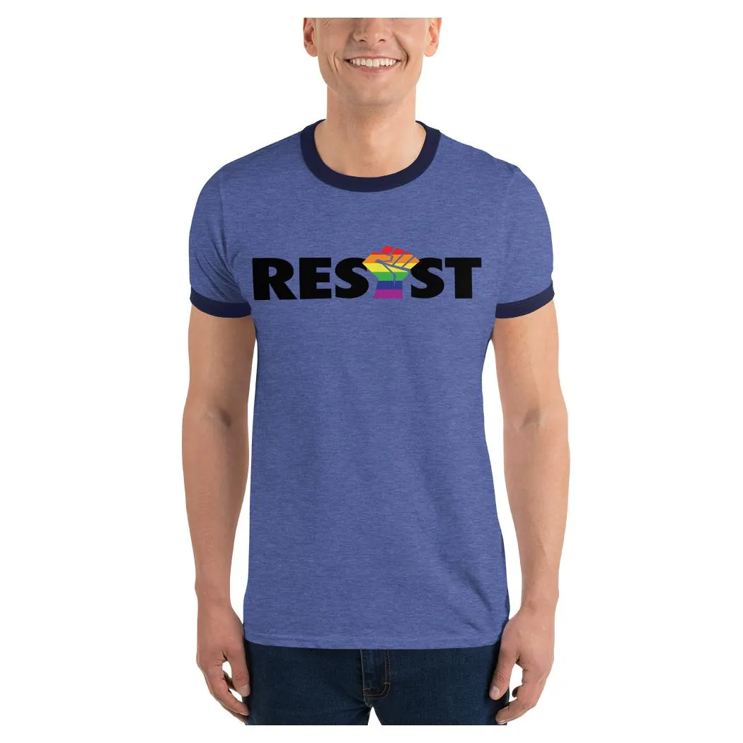 RESIST Ringer Tee