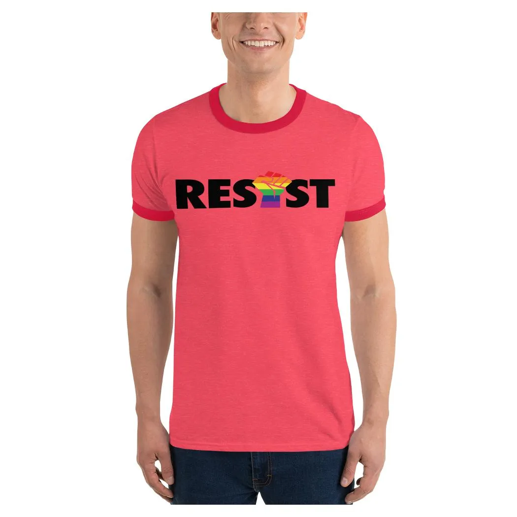 RESIST Ringer Tee