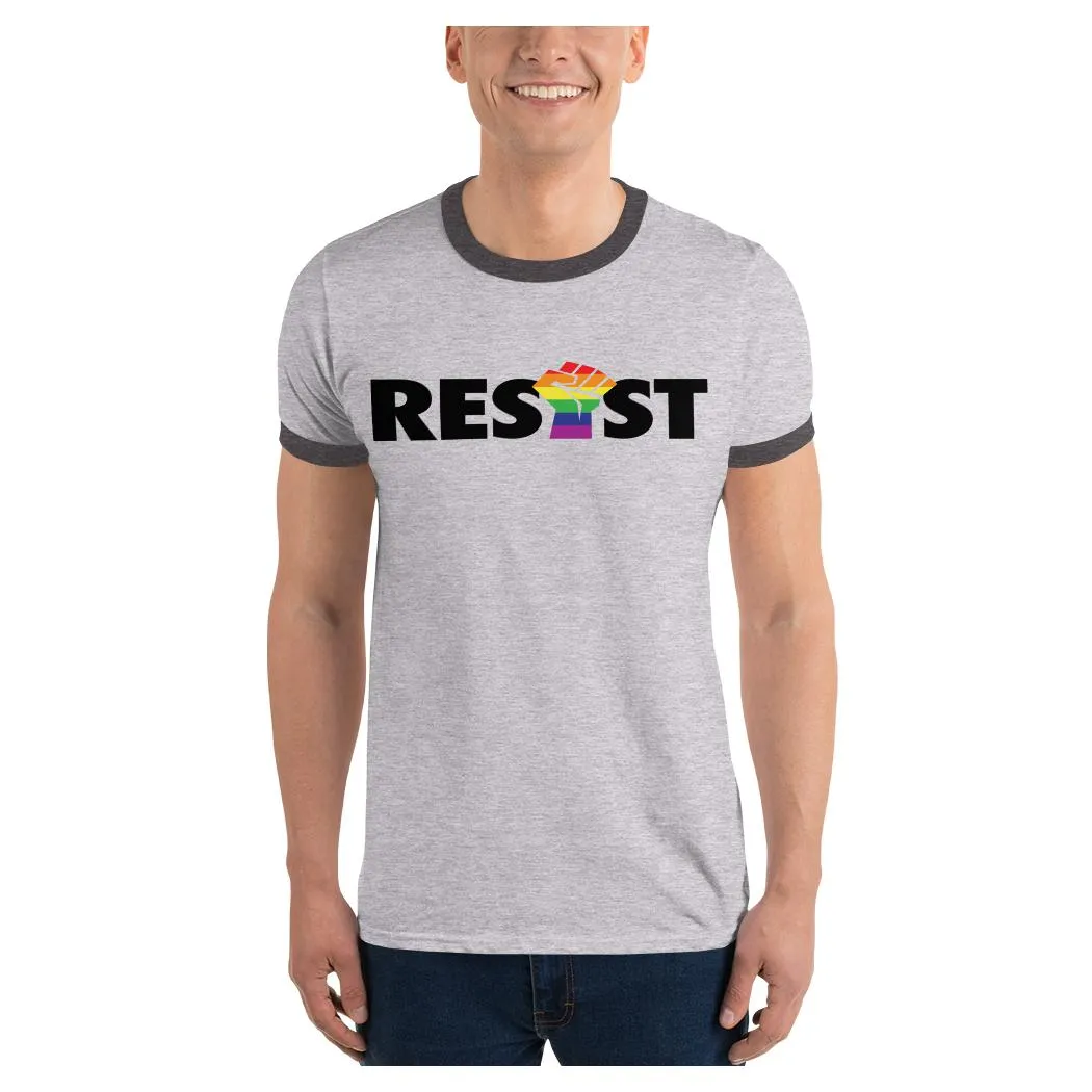 RESIST Ringer Tee