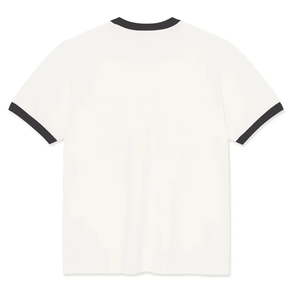 Ringer t-shirt - Cloud white / Navy